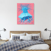 Toile Peinture de crabe solitaire mer océan animaux sous (Insitu(Chambre))