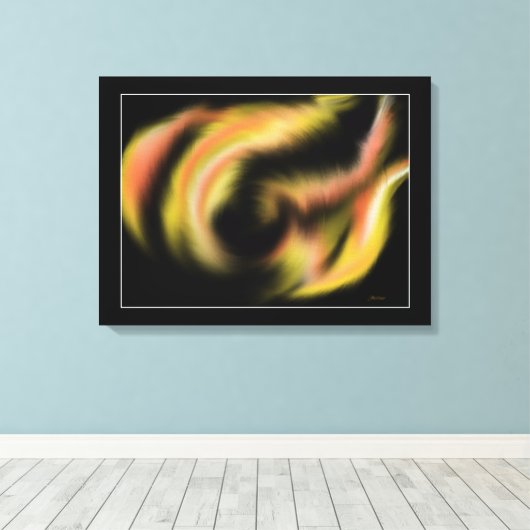 Toile Peinture de feu de l'Esprit Saint (Insitu (Plancher de Bois))