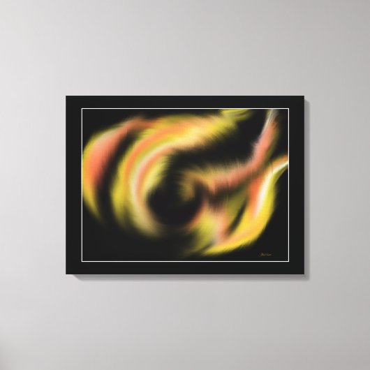 Toile Peinture de feu de l'Esprit Saint (Recto)