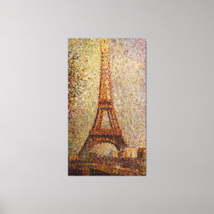 Toile Peinture de Georges Seurat : Tour Eiffel (1889)