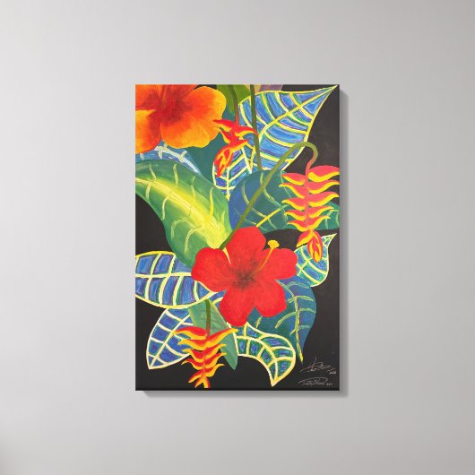 Toile Peinture de gingembre tropical @3dudes1life (Recto)