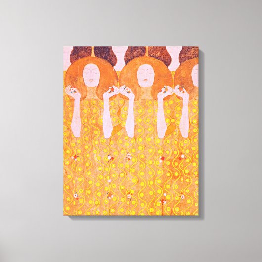 Toile Peinture de Gustav Klimt (Recto)