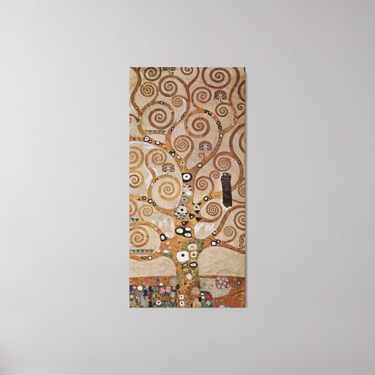 Toile Peinture de Gustav Klimt "L'arbre de vie" (1909) (Recto)