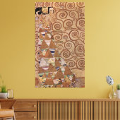 Toile Peinture de Gustav Klimt : L'attente (1908) (Insitu(Salon))