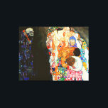 Toile Peinture de Gustav Klimt sur Death and Life.<br><div class="desc">Peinture de Gustav Klimt sur Death and Life. Impression Canvas</div>