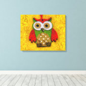 Toile Peinture de hibou (Insitu (Plancher de Bois))