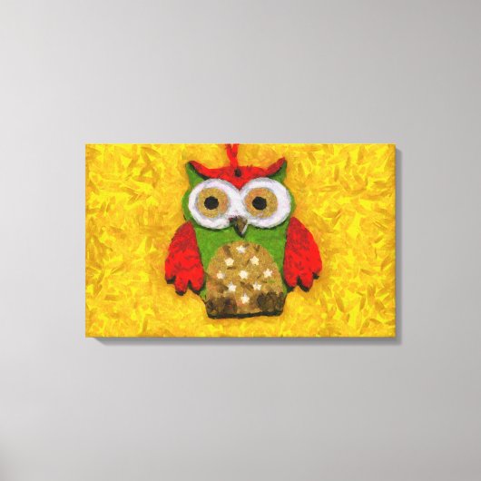 Toile Peinture de hibou (Recto)