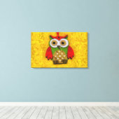 Toile Peinture de hibou (Insitu (Plancher de Bois))