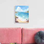 Toile Peinture de la baie de la plage du Cap Cod Océan (Insitu(Salon))