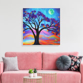 Toile Peinture de la nature nocturne (Insitu(Salon))