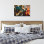 Toile Peinture de loup et d'aigle (Insitu(Chambre))