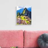 Toile Peinture de Machu Picchu Pérou (Insitu(Salon))