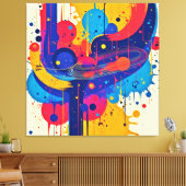 Toile Peinture de musique émotion (Insitu(Salon))