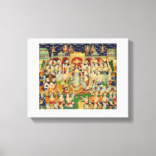 TOILE PEINTURE DE MYTHOLOGIE INDIENNE