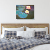 Toile Peinture de nénuphars d'étang de Monet (Insitu(Chambre))