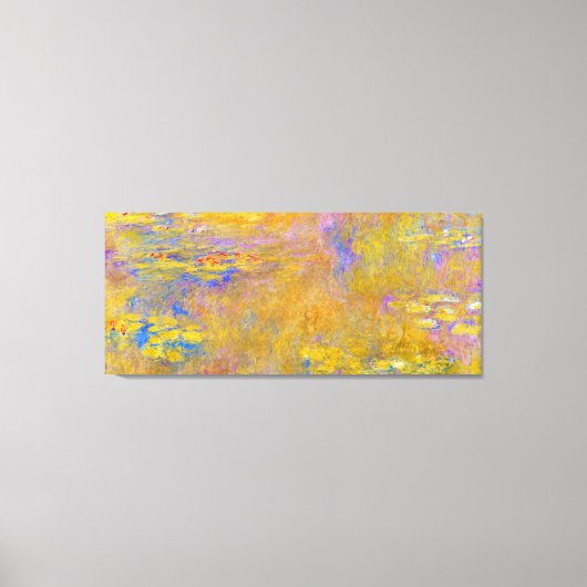 Toile Peinture de nénuphars par Monet (Recto)