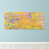 Toile Peinture de nénuphars par Monet (Insitu (Plancher de Bois))