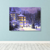 Toile Peinture de Noël de vacances (Insitu (Plancher de Bois))