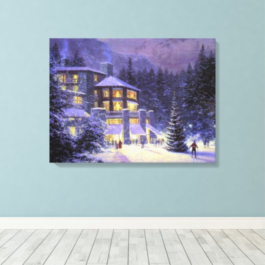 Toile Peinture de Noël de vacances (Insitu (Plancher de Bois))