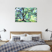 Toile Peinture de Paul Cezanne, Forêt, (Insitu(Chambre))