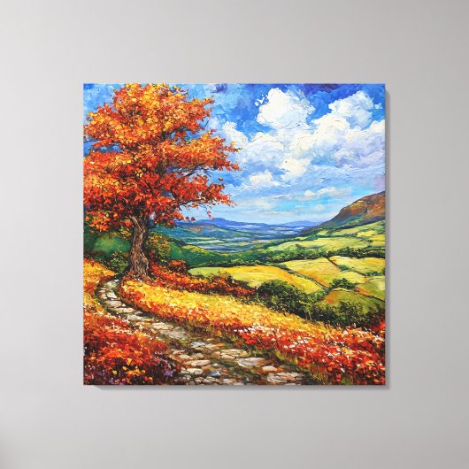 Toile Peinture de paysage (Recto)
