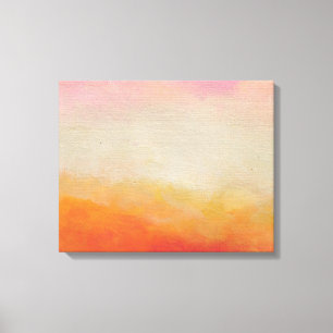 Toile Peinture de paysage abstraite de couleurs de