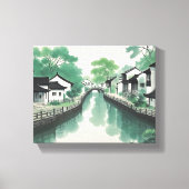 Toile Peinture de paysage chinois traditionnelle, classi (Recto)