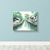 Toile Peinture de paysage chinois traditionnelle, classi (Insitu (Plancher de Bois))
