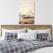 Toile Peinture de paysage méditative "La Terre Lumière". (Insitu(Chambre))