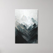 Toile Peinture de paysage méditative "Tranquil Cay". Can (Recto)