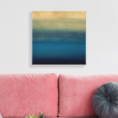 Toile Peinture de pinceau doré moderne (Insitu(Salon))