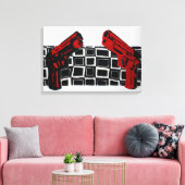 Toile Peinture de pistolets (Insitu(Salon))