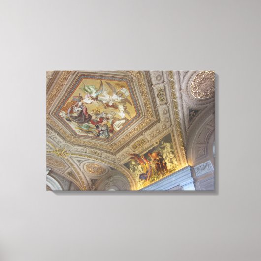 Toile Peinture de plafond en fresque (Recto)