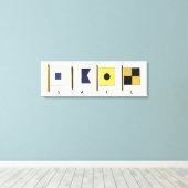 Toile Peinture de quatre drapeaux avec voile écrite sous (Insitu (Plancher de Bois))