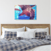 Toile Peinture de requin à marteau (Insitu(Chambre))