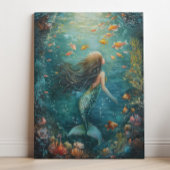 Toile Peinture de sirène