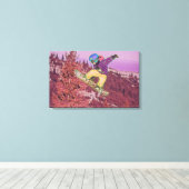 Toile Peinture de snowboarding (Insitu (Plancher de Bois))