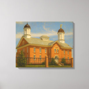 Toile Peinture de temple Utah Vernal™ LDS Peinture mural