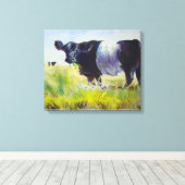 Toile Peinture de vache à pois (Insitu (Plancher de Bois))