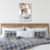 Toile Peinture de vache avec des couleurs extraordinaire (Insitu(Chambre))