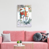 Toile Peinture de vache avec des couleurs extraordinaire (Insitu(Salon))