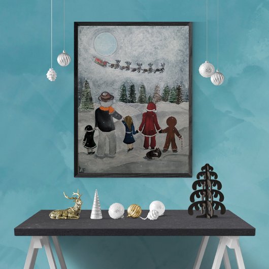 Toile Peinture des amis des fêtes par Alfred Fox