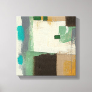 Toile Peinture d'expressioniste avec les courses lourdes