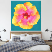 Toile Peinture d'hibiscus (Insitu(Chambre))