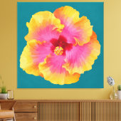 Toile Peinture d'hibiscus (Insitu(Salon))