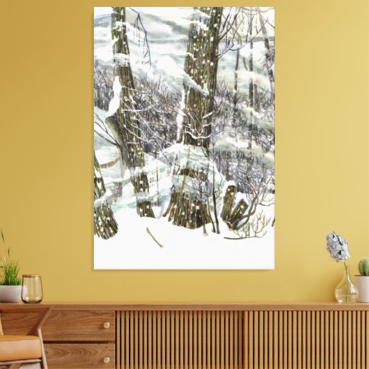 Toile Peinture d'hiver (Insitu(Salon))