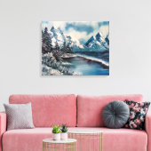 Toile Peinture d'huile de paysage (Insitu(Salon))