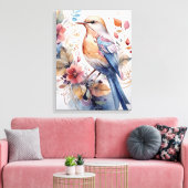 Toile Peinture d'oiseaux (Insitu(Salon))