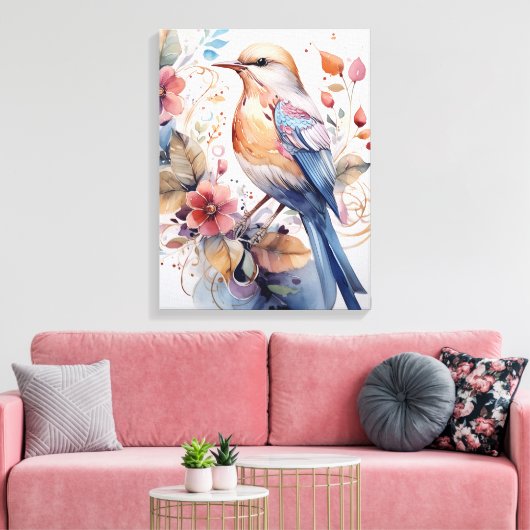 Toile Peinture d'oiseaux (Insitu(Salon))