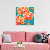 Toile peinture d'orchidée (Insitu(Salon))